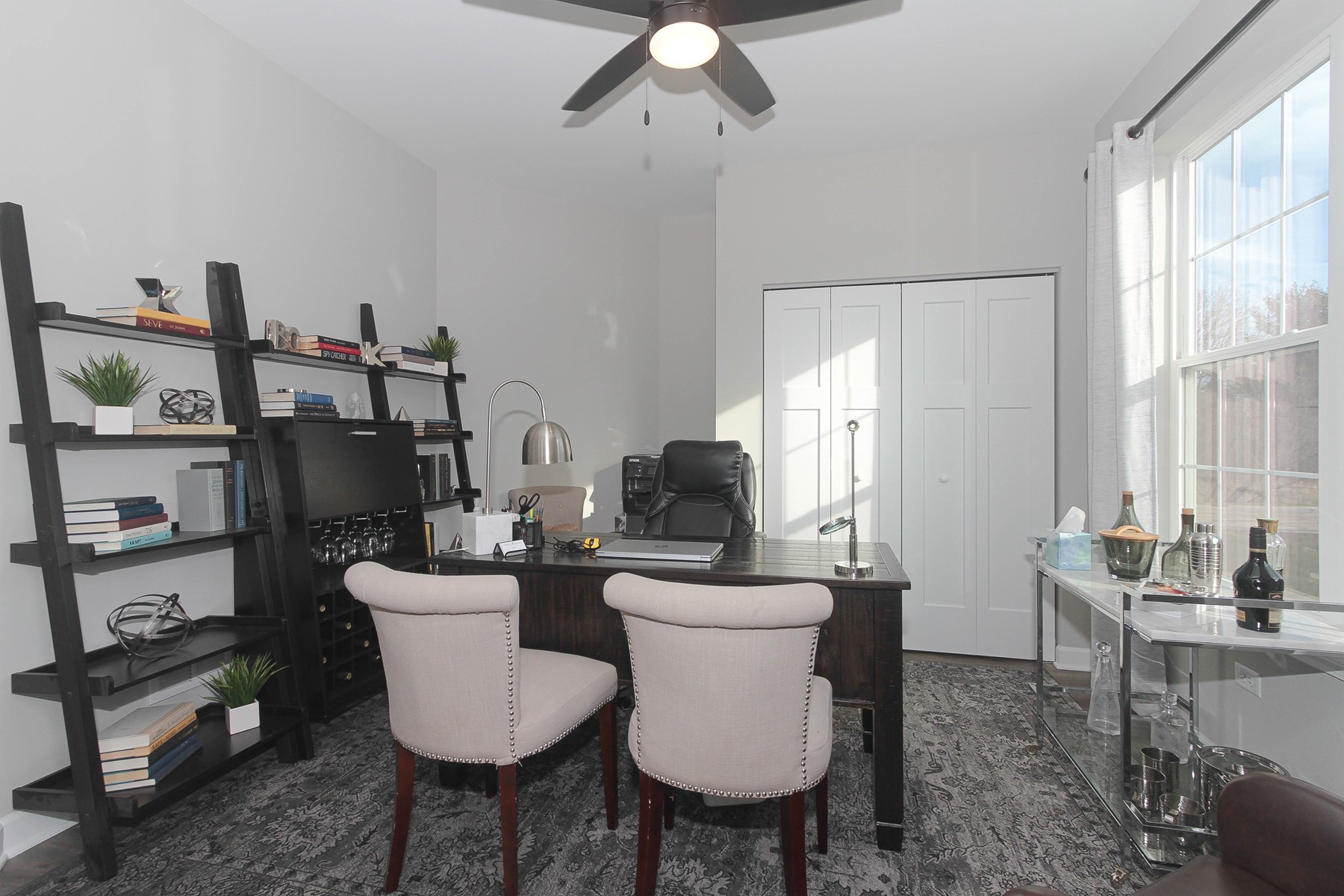 Converting a secondary bedroom into a den or home office is one of the many options Meritus Homes offers to allow buyers to personalize plans at The Villas at Madison Lane.