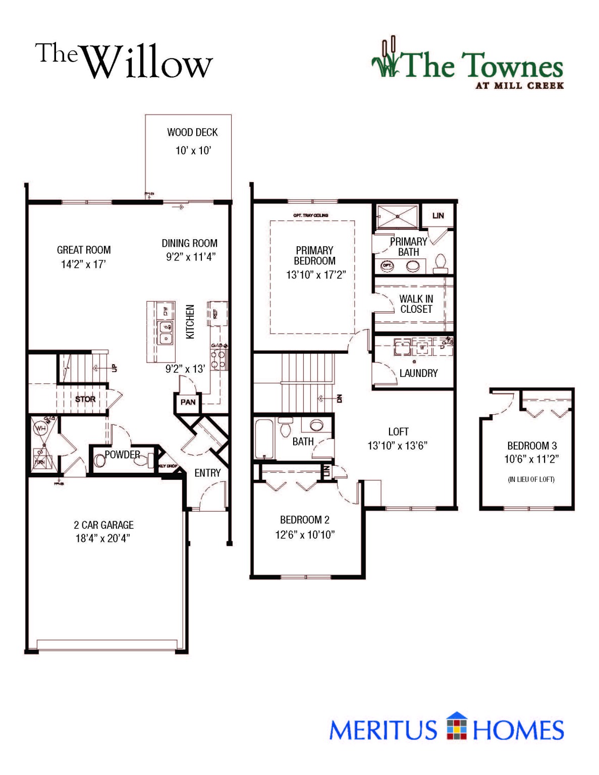 The Townes at Mill Creek New Home Designs
